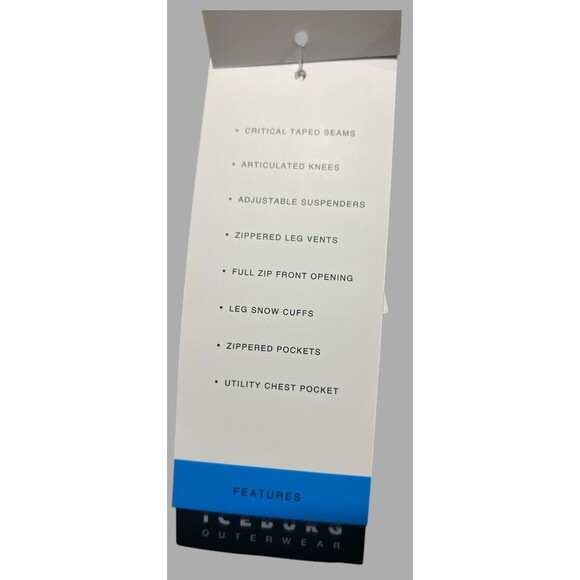 Iceberg Girls Snow Bib Pants Size L 14/16 Black Waterproof Insulated Winter Gear - Picture 5 of 7